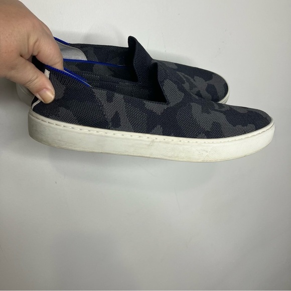 Rothy’s the original slip on sneakers dark gray camo pattern size 9.5 - Picture 4 of 11